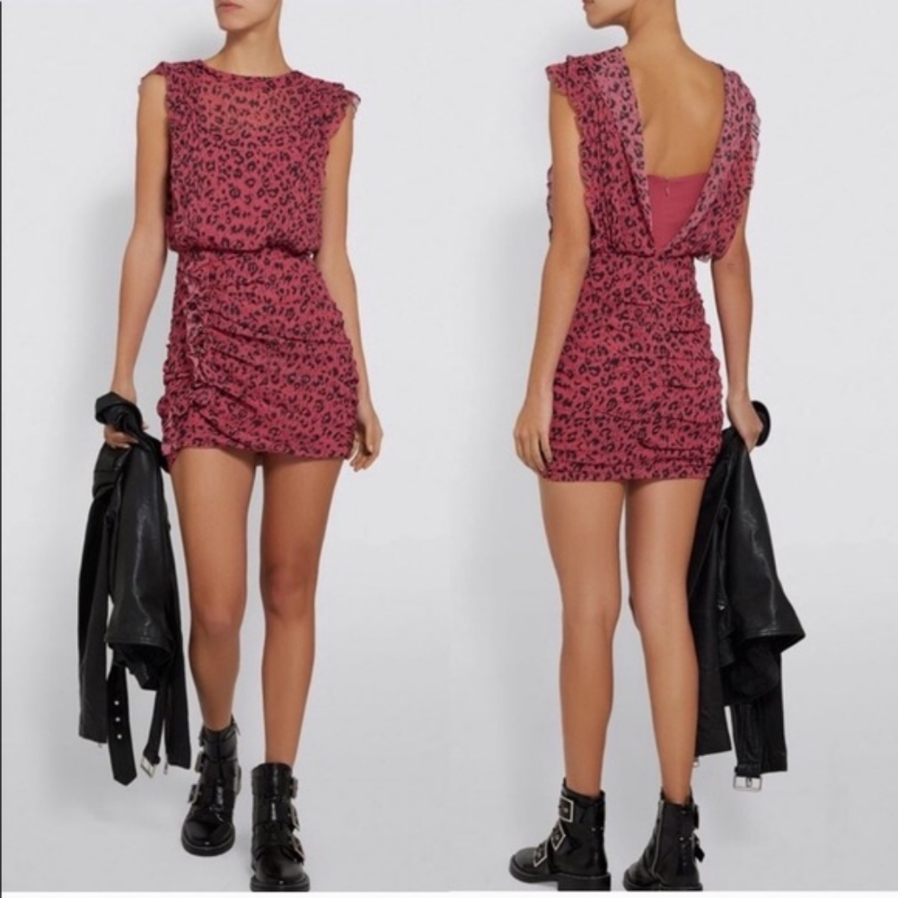 ALLSAINTS leopard print dress, size 8